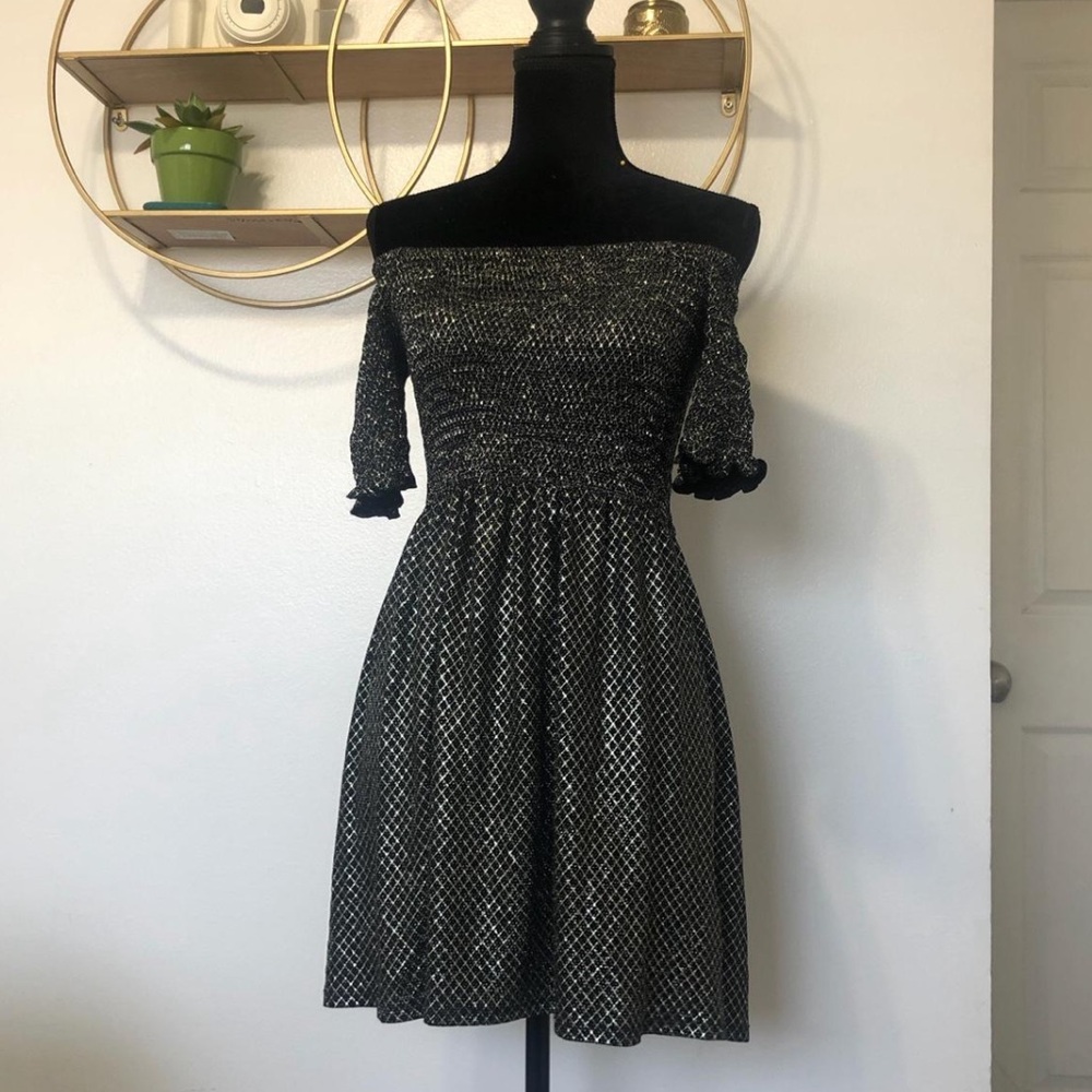 Topshop Off Shoulder Dress